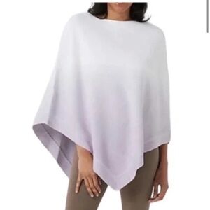 Barefoot Dreams Cozy Chic Ultra Lite Ocean Breeze Poncho